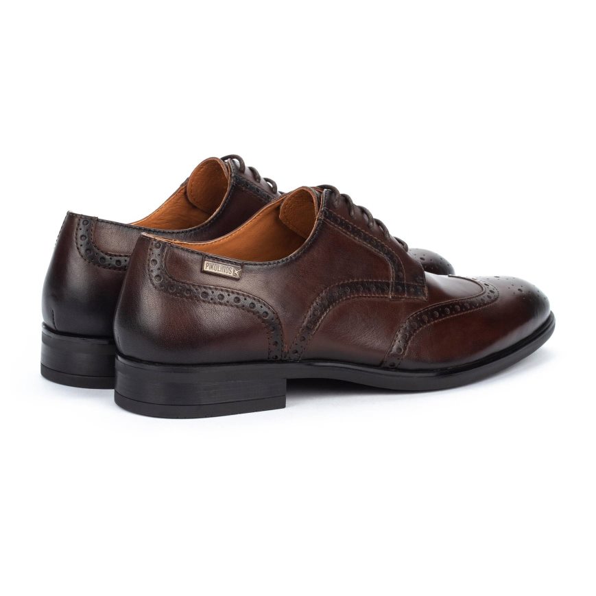 Brown Pikolinos BRISTOL Men's Casual Shoes | 1EHD70496