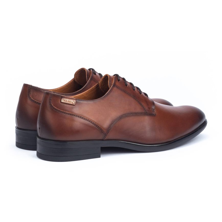 Brown Pikolinos BRISTOL Men's Casual Shoes | AZBP71684