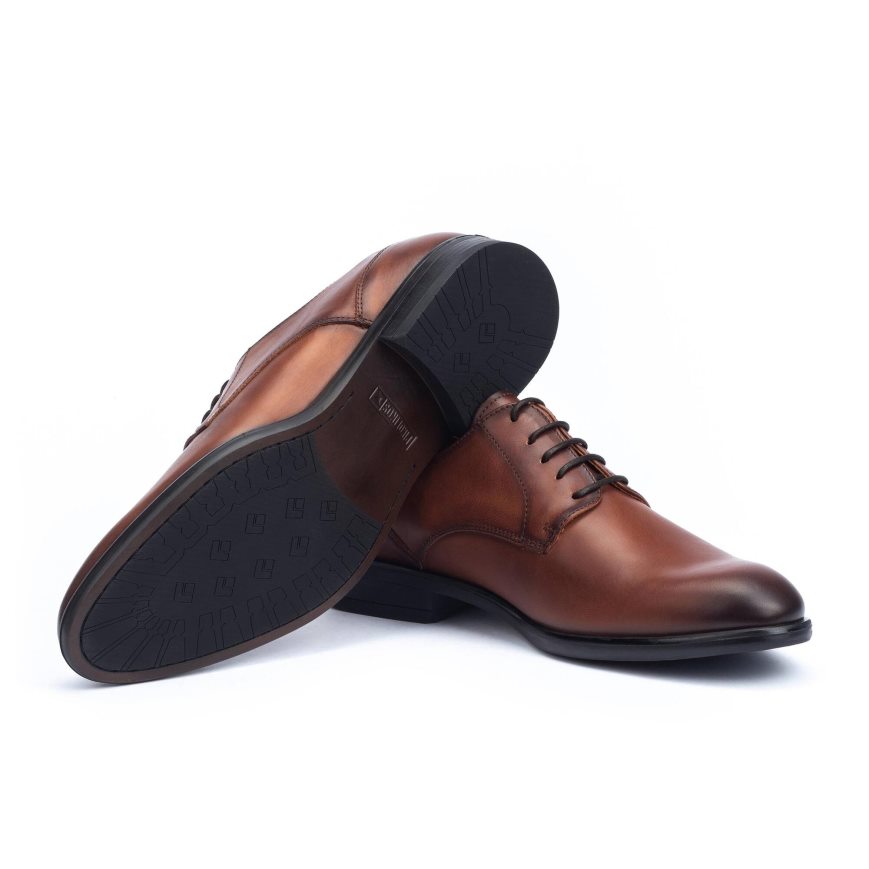 Brown Pikolinos BRISTOL Men's Casual Shoes | AZBP71684