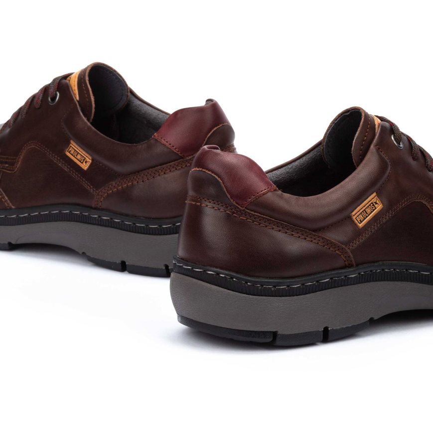 Brown Pikolinos CACERES Men's Lace Up Shoes | WPMRT6412