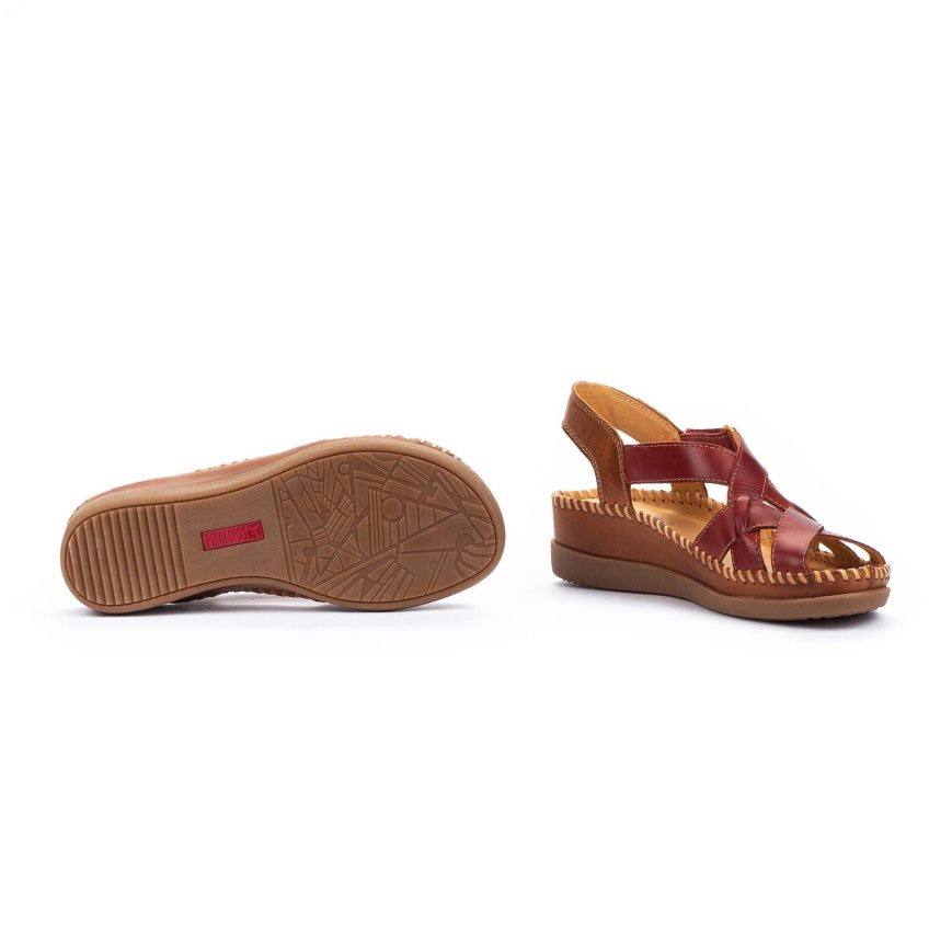 Brown Pikolinos CADAQUES Women's Sandals | MPZGT1902