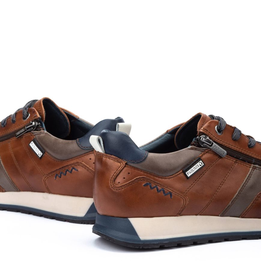 Brown Pikolinos CAMBIL Men's Sneakers | NUVW076T1