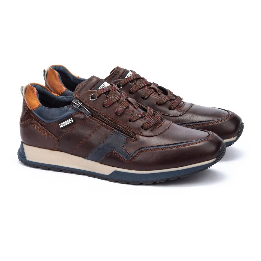 Brown Pikolinos CAMBIL Men's Sneakers | TSXN23891