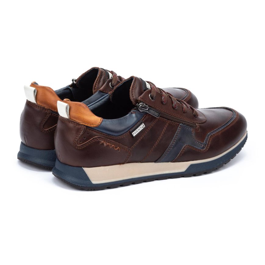 Brown Pikolinos CAMBIL Men's Sneakers | TSXN23891