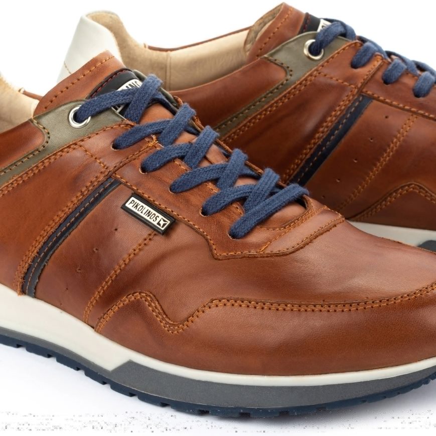 Brown Pikolinos CAMBIL Men's Sneakers | X1IN60284