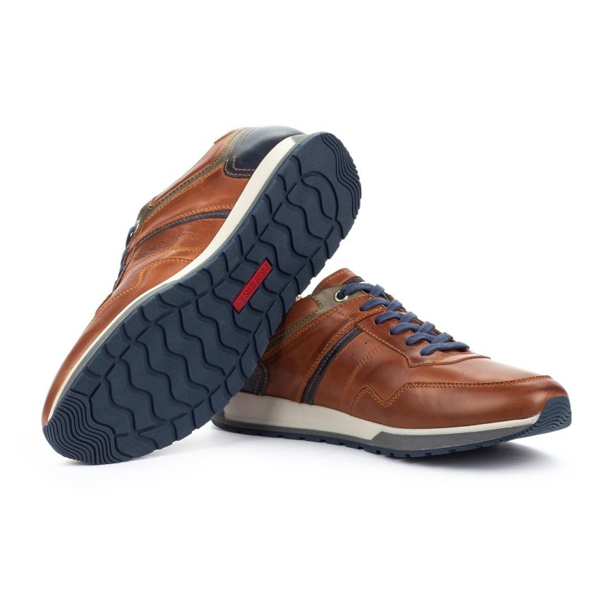 Brown Pikolinos CAMBIL Men's Sneakers | X1IN60284