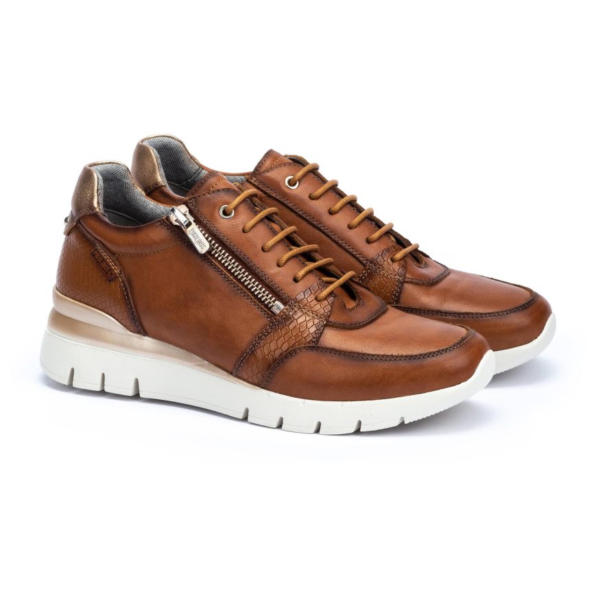 Brown Pikolinos CANTABRIA Women's Sneakers | NIEH23087