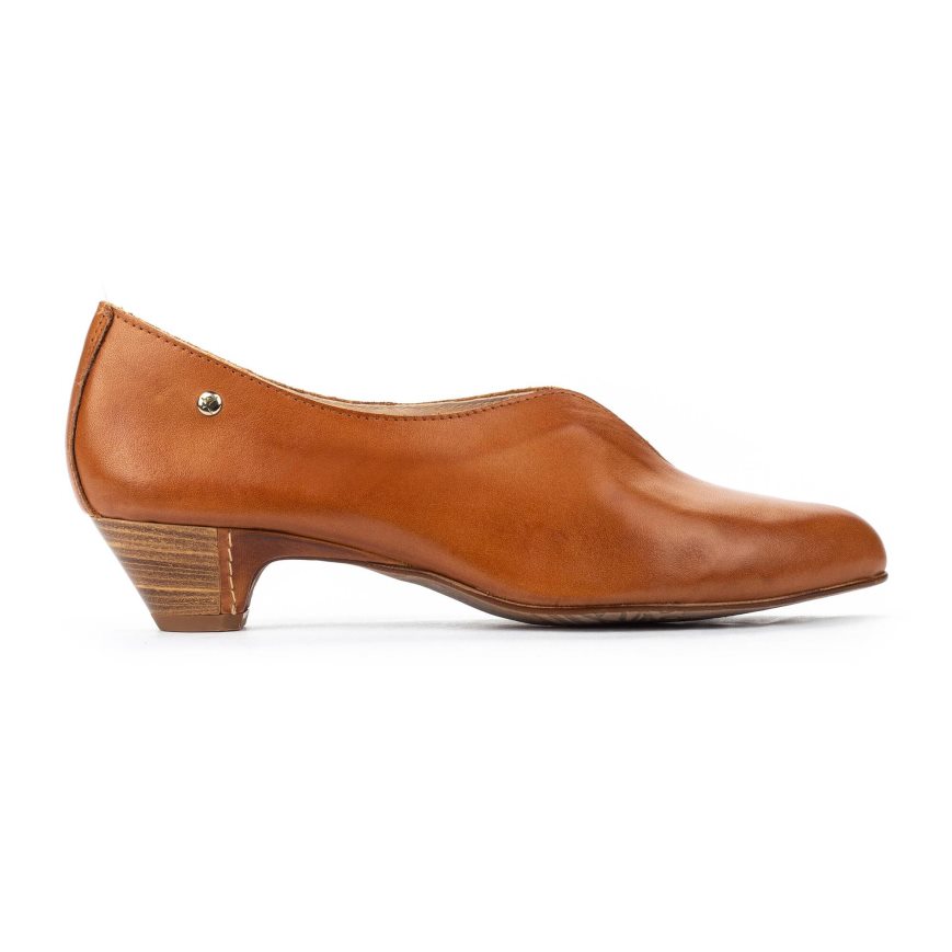 Brown Pikolinos ELBA Women\'s Court Shoes | JVHNT9872