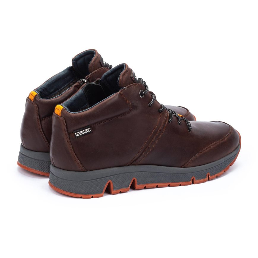 Brown Pikolinos FERROL Men's Sneakers | L1JP62T78