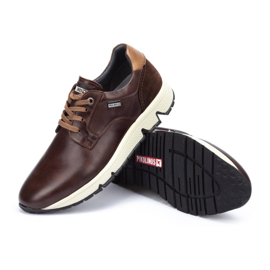 Brown Pikolinos FERROL Men's Sneakers | MXFS43680