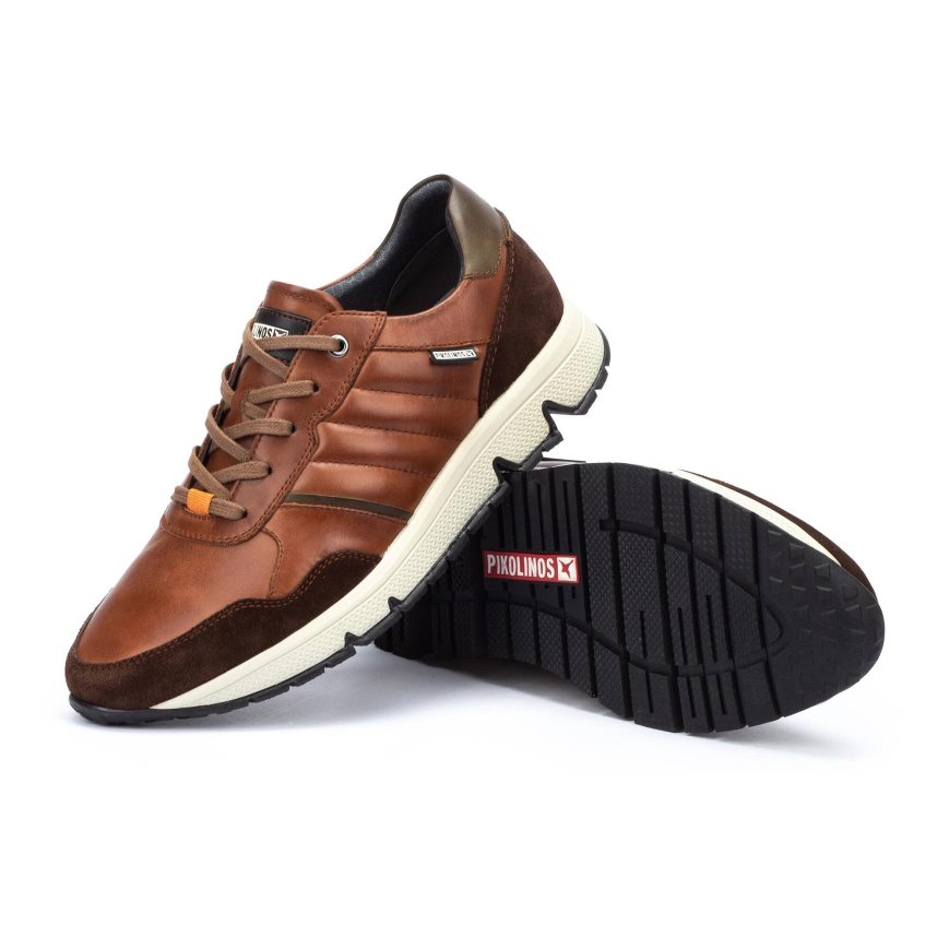 Brown Pikolinos FERROL Men's Sneakers | YTWL30964