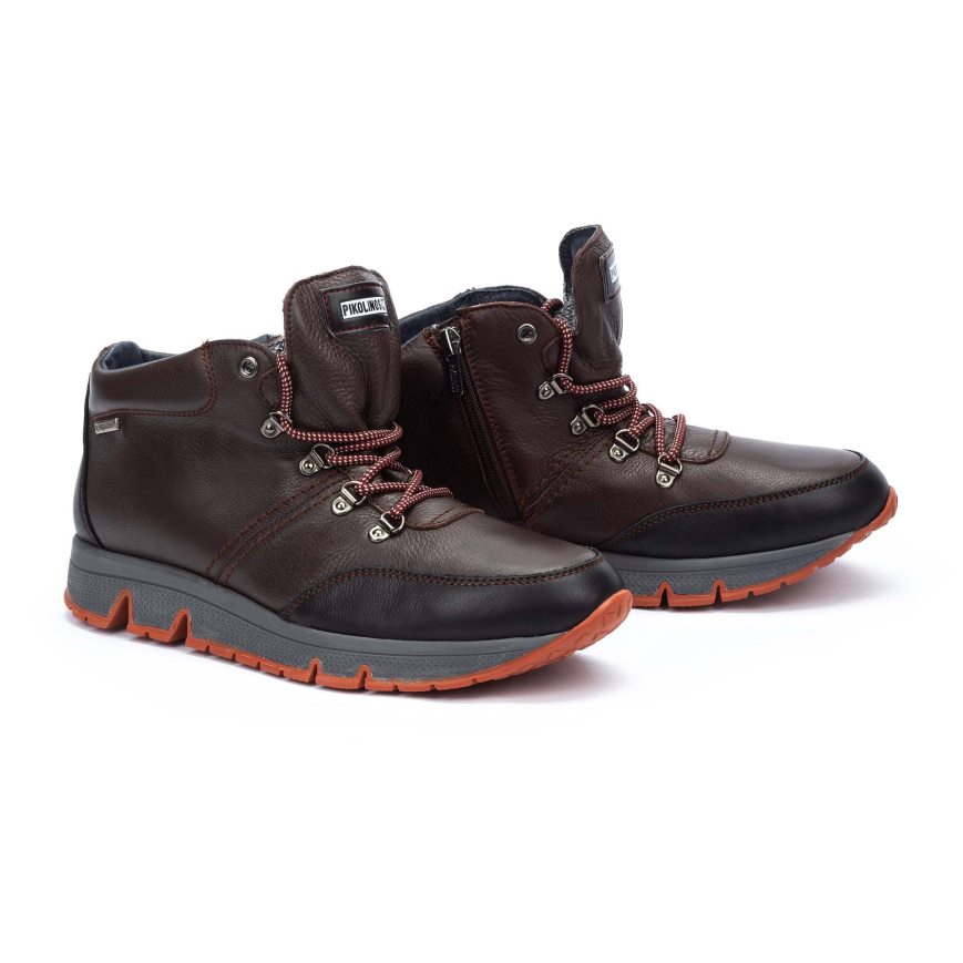 Brown Pikolinos FERROL Men's Sneakers | ZTDP37680