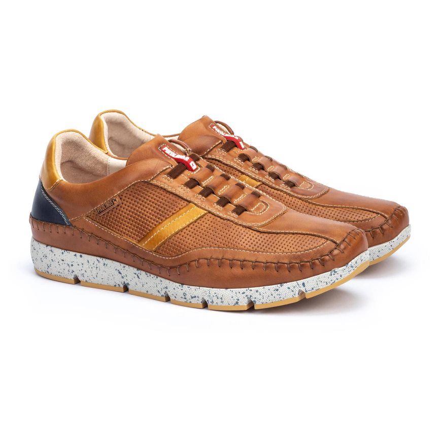 Brown Pikolinos FUENCARRAL Men's Sneakers | LQDT01462