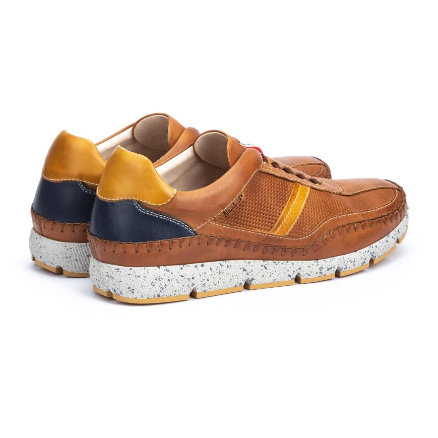 Brown Pikolinos FUENCARRAL Men's Sneakers | LQDT01462