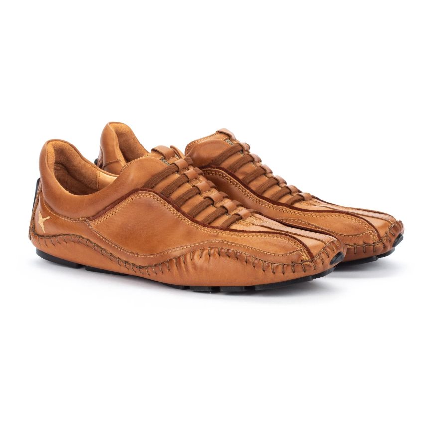 Brown Pikolinos FUENCARRAL Men's Sneakers | QIWM74923