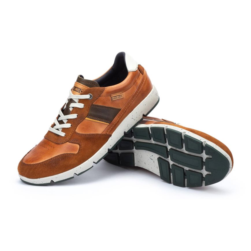 Brown Pikolinos FUENCARRAL Men's Sneakers | QWFX637T0