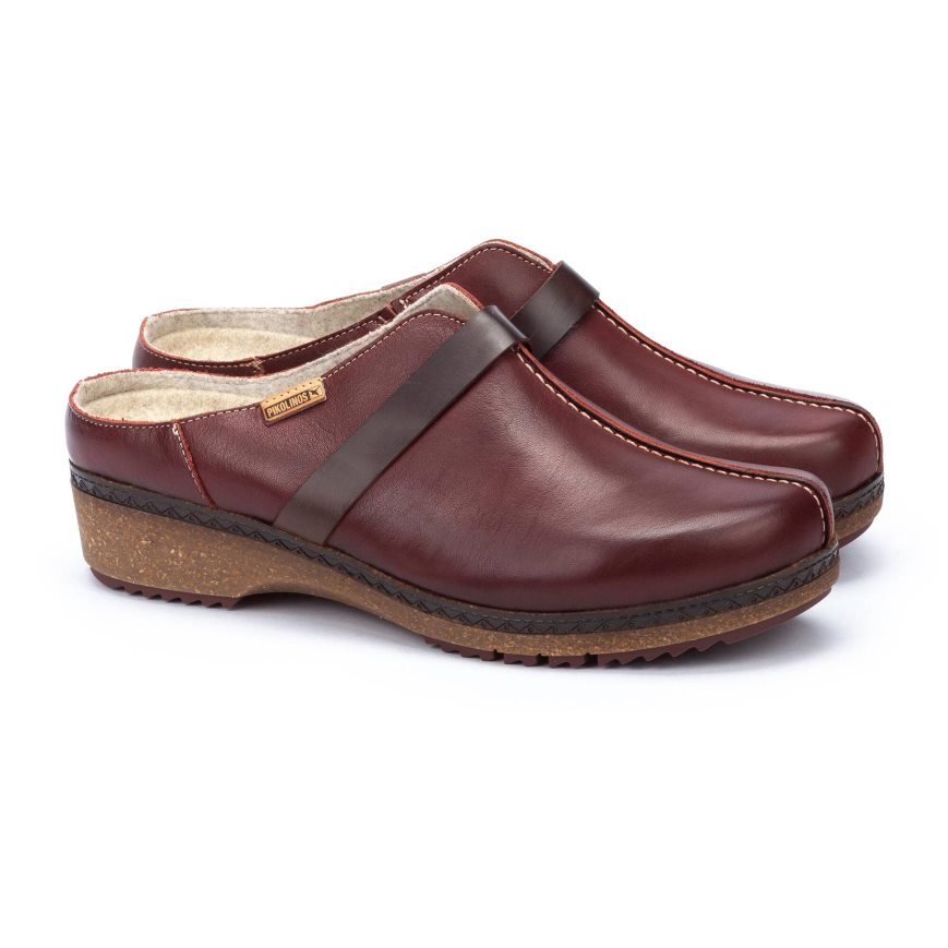 Brown Pikolinos GRANADA Women's Clogs | IZMN73T04