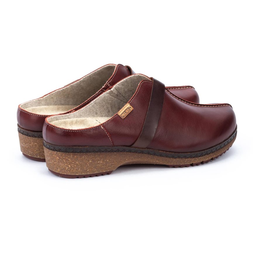 Brown Pikolinos GRANADA Women's Clogs | IZMN73T04