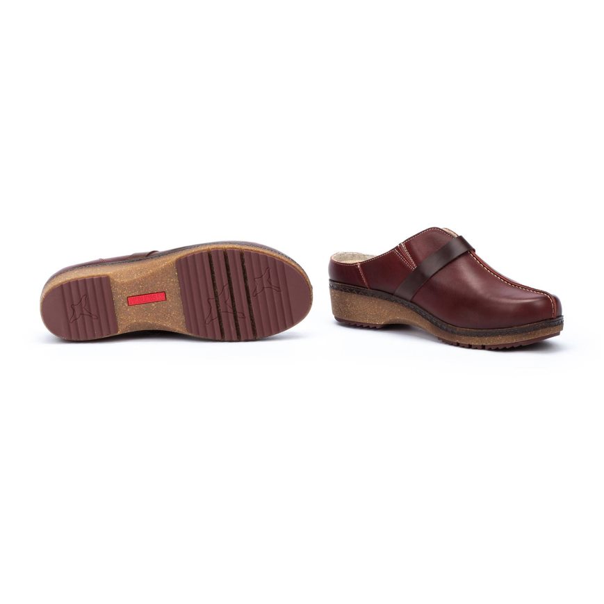 Brown Pikolinos GRANADA Women's Clogs | IZMN73T04