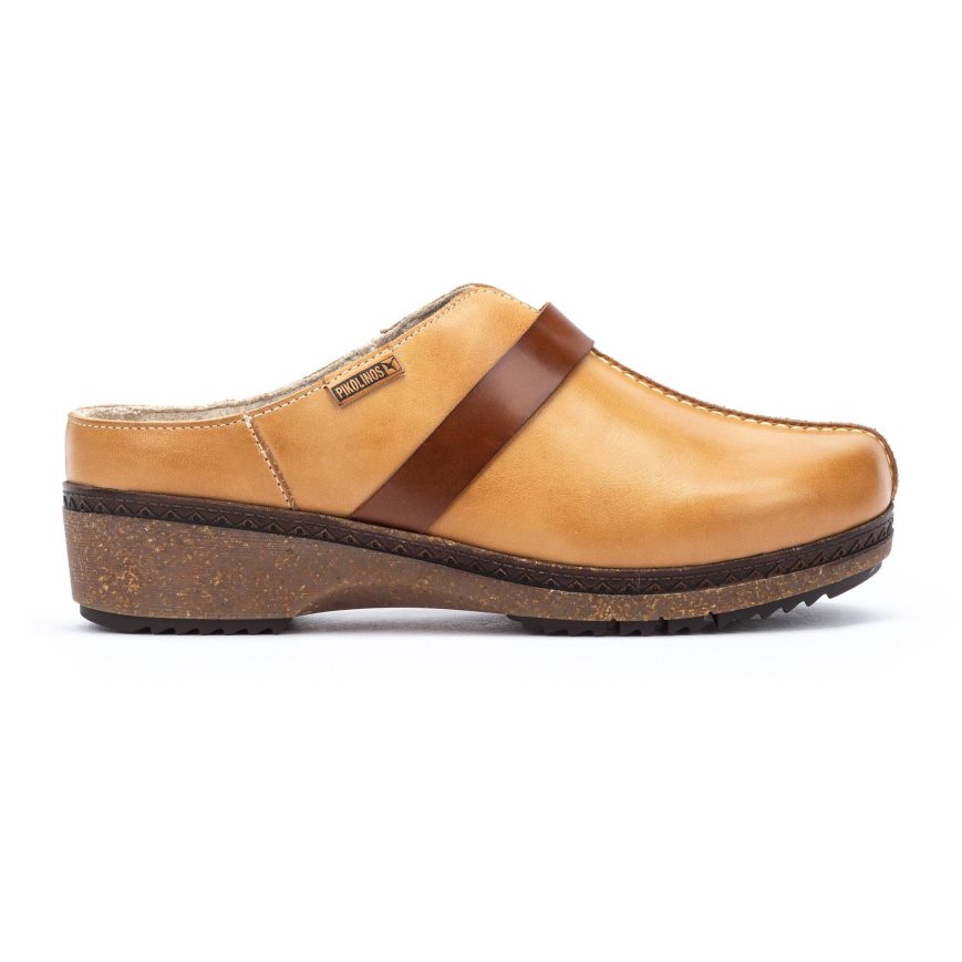 Brown Pikolinos GRANADA Women\'s Clogs | SIF180726