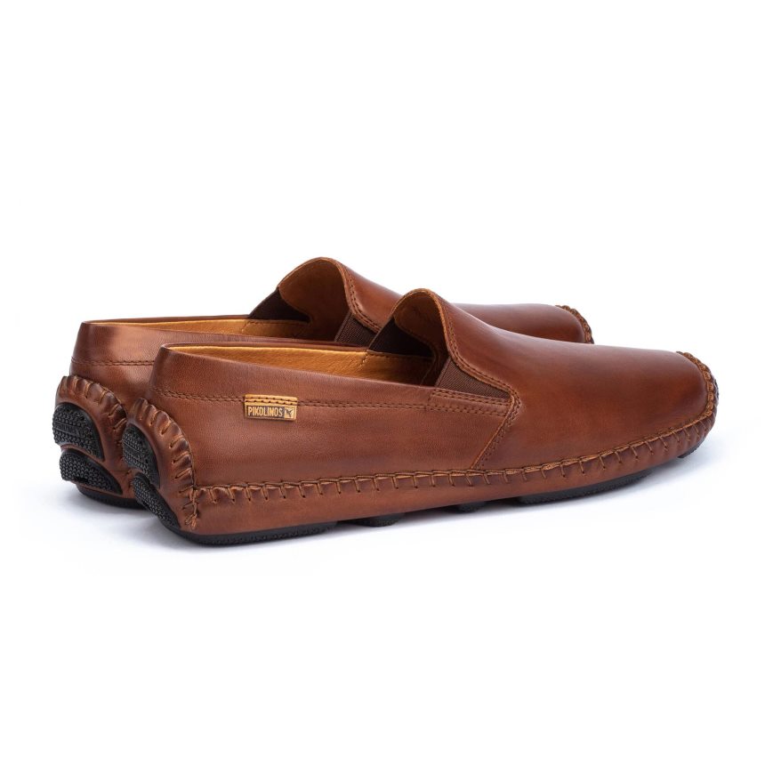 Brown Pikolinos JEREZ Men's Moccasins | AWXL816T2