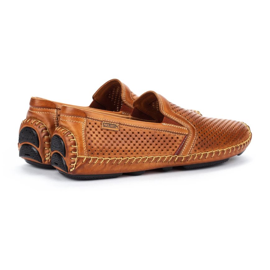 Brown Pikolinos JEREZ Men's Moccasins | CG1O89T71