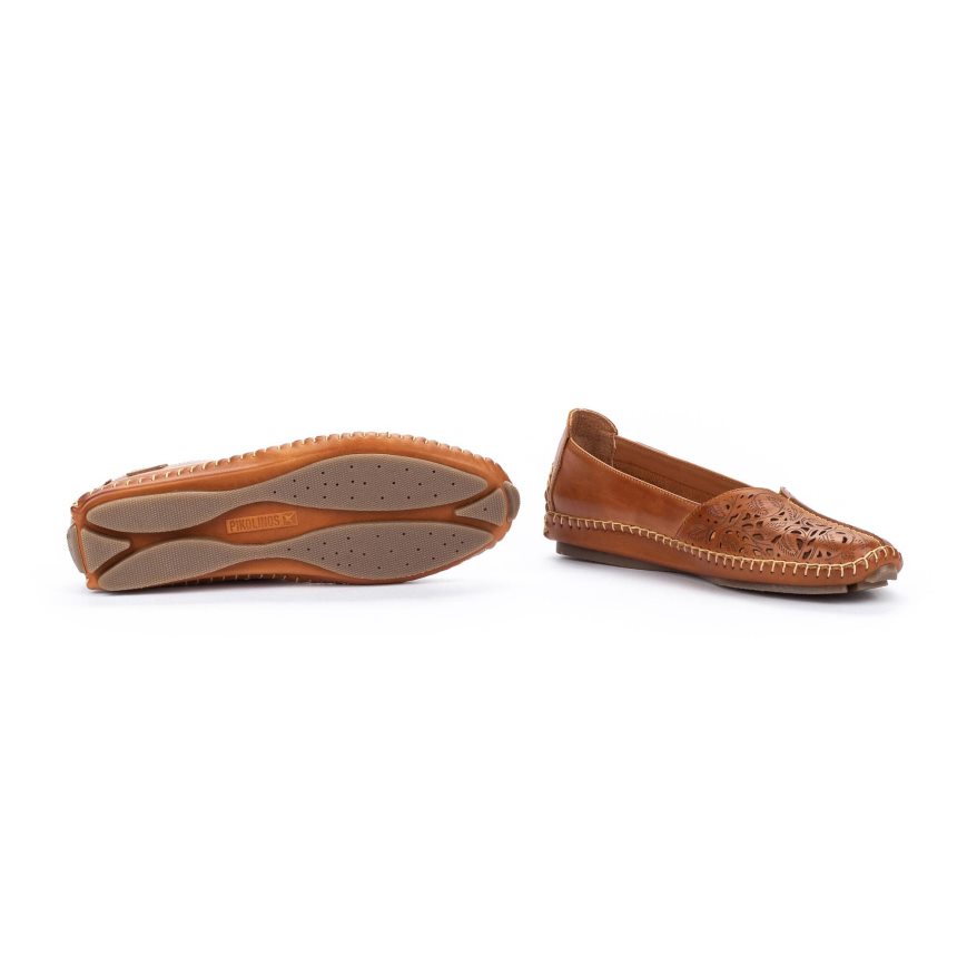 Brown Pikolinos JEREZ Women's Ballet Flats | PRNO64917