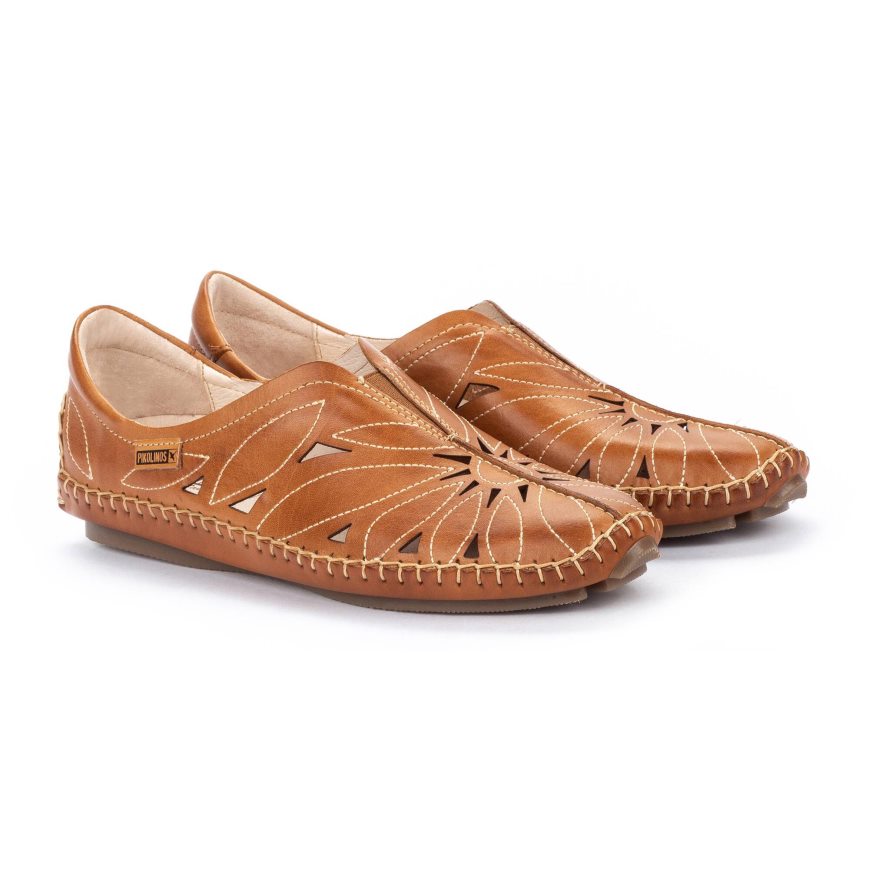 Brown Pikolinos JEREZ Women's Moccasins | WFPN19463