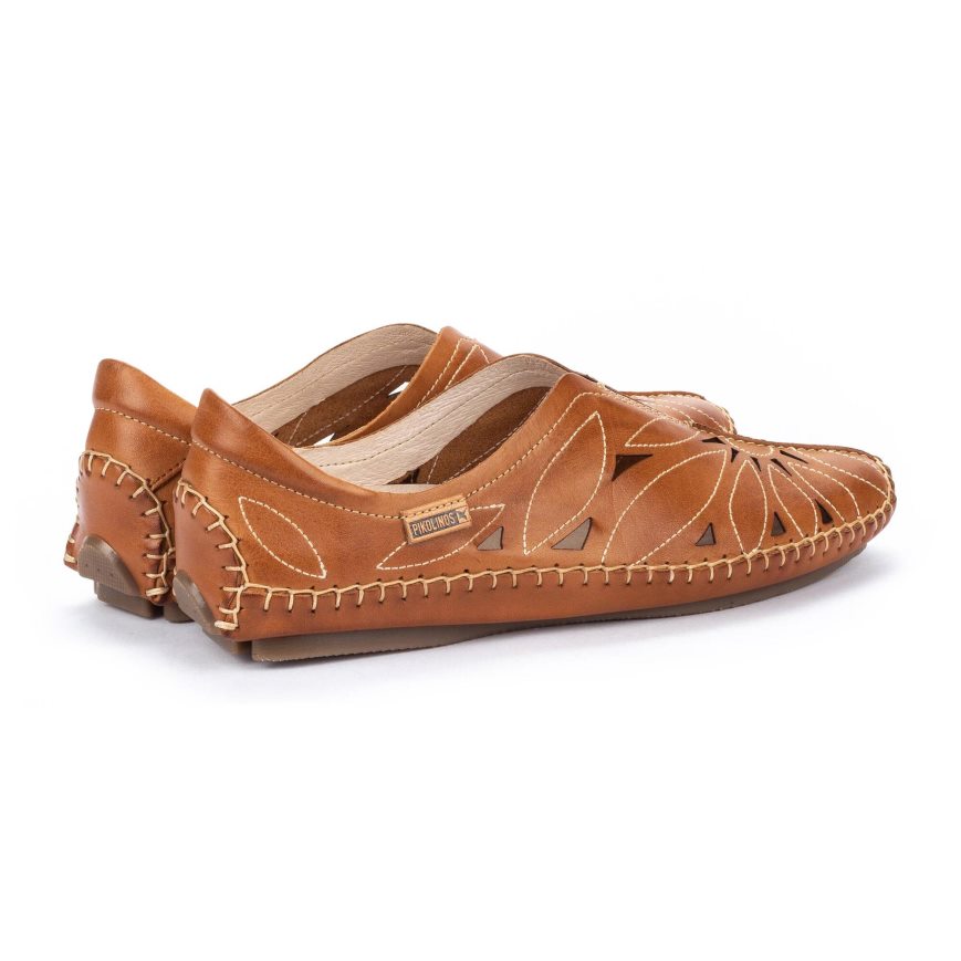 Brown Pikolinos JEREZ Women's Moccasins | WFPN19463