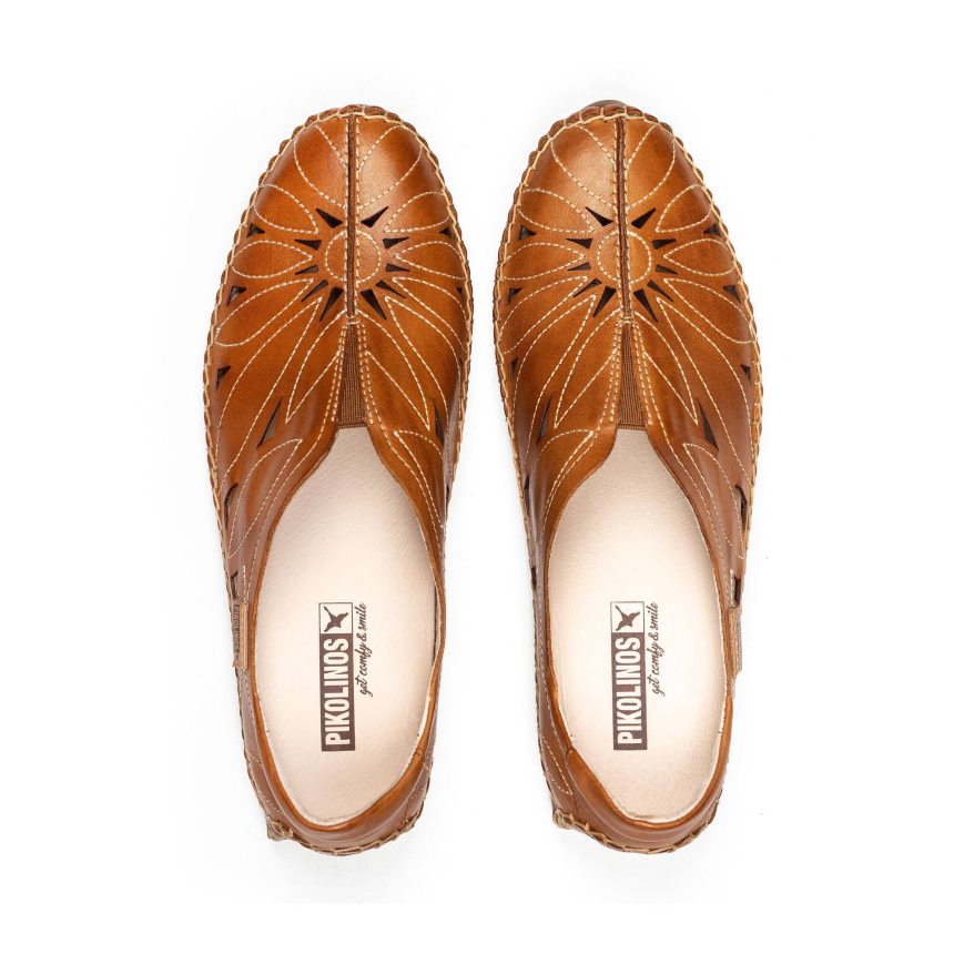 Brown Pikolinos JEREZ Women's Moccasins | WFPN19463