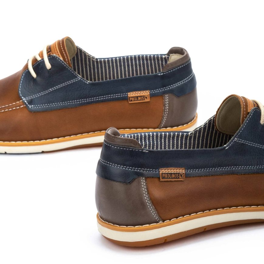 Brown Pikolinos JUCAR Men's Boat Shoes | EGQA918T6