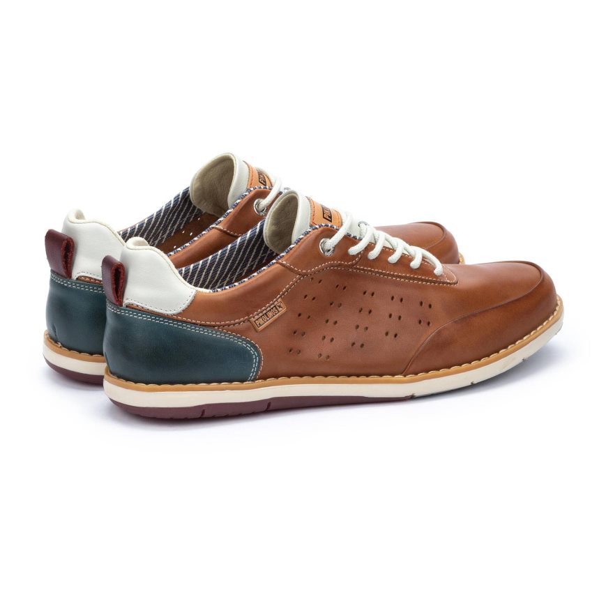 Brown Pikolinos JUCAR Men's Sneakers | SDRV2T708