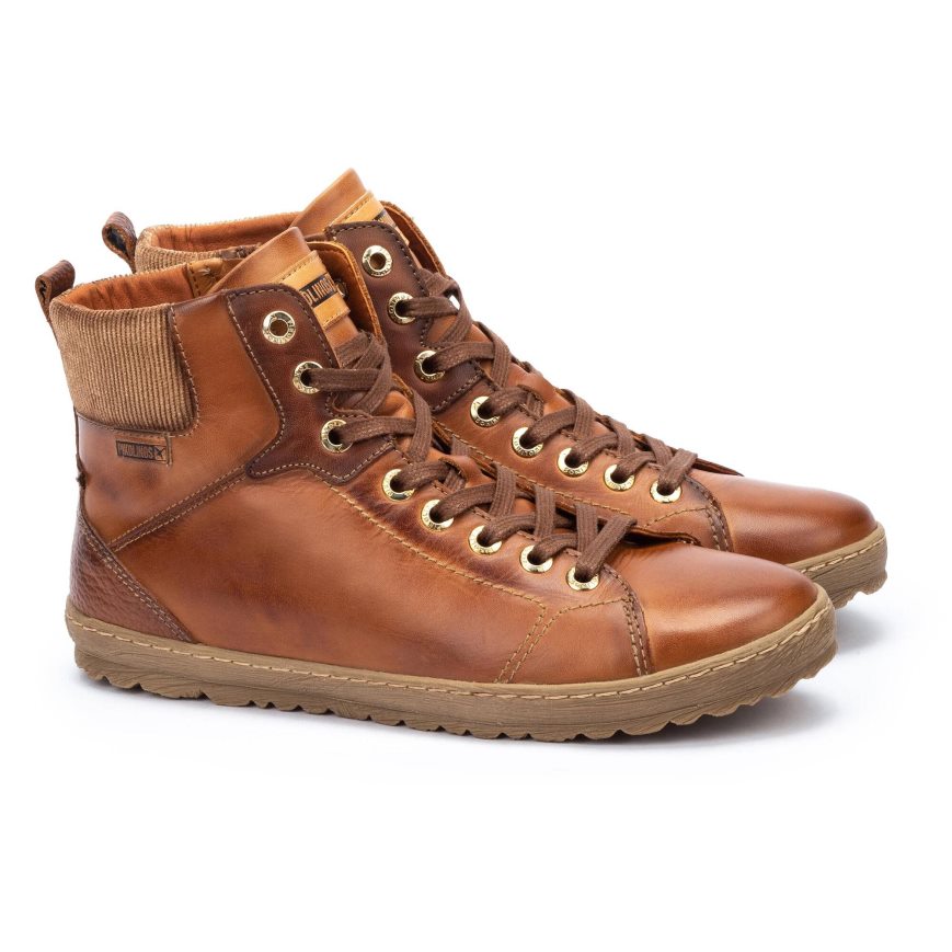 Brown Pikolinos LAGOS Women's Ankle Boots | CLR112T96