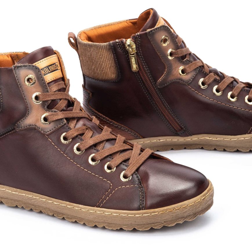 Brown Pikolinos LAGOS Women's Ankle Boots | UOAI307T9