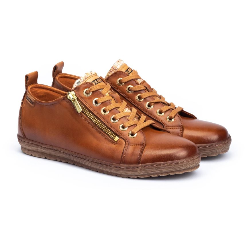 Brown Pikolinos LAGOS Women's Sneakers | LPIV89731