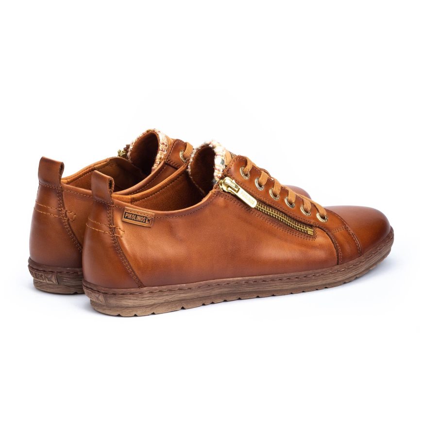 Brown Pikolinos LAGOS Women's Sneakers | LPIV89731