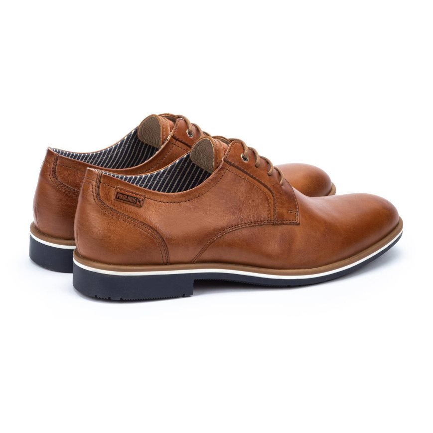 Brown Pikolinos LEON Men's Casual Shoes | 1HOG847T9