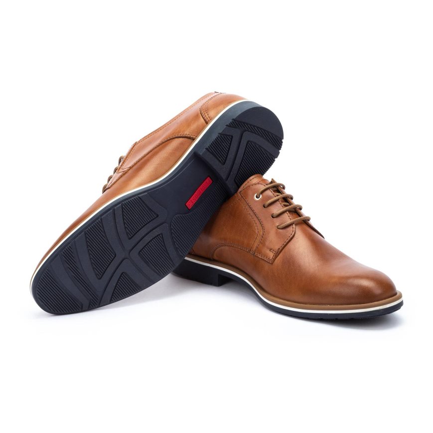 Brown Pikolinos LEON Men's Casual Shoes | 1HOG847T9