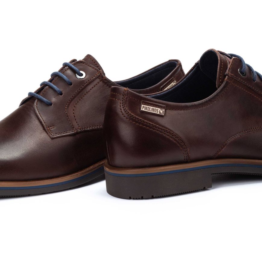 Brown Pikolinos LEON Men's Casual Shoes | SBOI83940