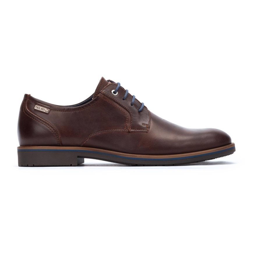 Brown Pikolinos LEON Men\'s Casual Shoes | SBOI83940
