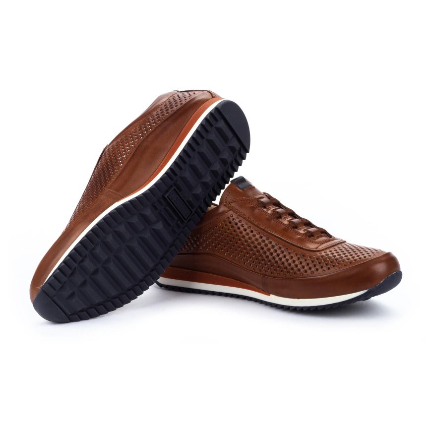 Brown Pikolinos LIVERPOOL Men's Sneakers | CQL147180