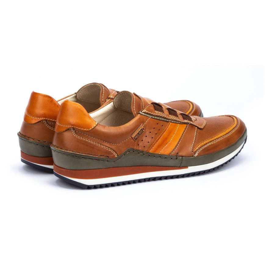 Brown Pikolinos LIVERPOOL Men's Sneakers | WZPF64891