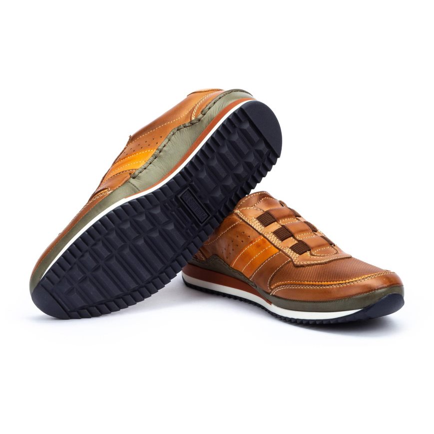 Brown Pikolinos LIVERPOOL Men's Sneakers | WZPF64891