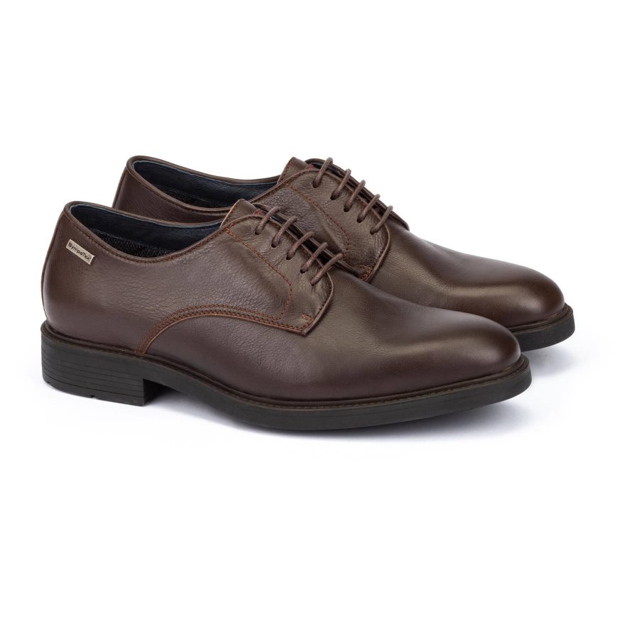 Brown Pikolinos LORCA Men's Lace Up Shoes | EJ1V36179