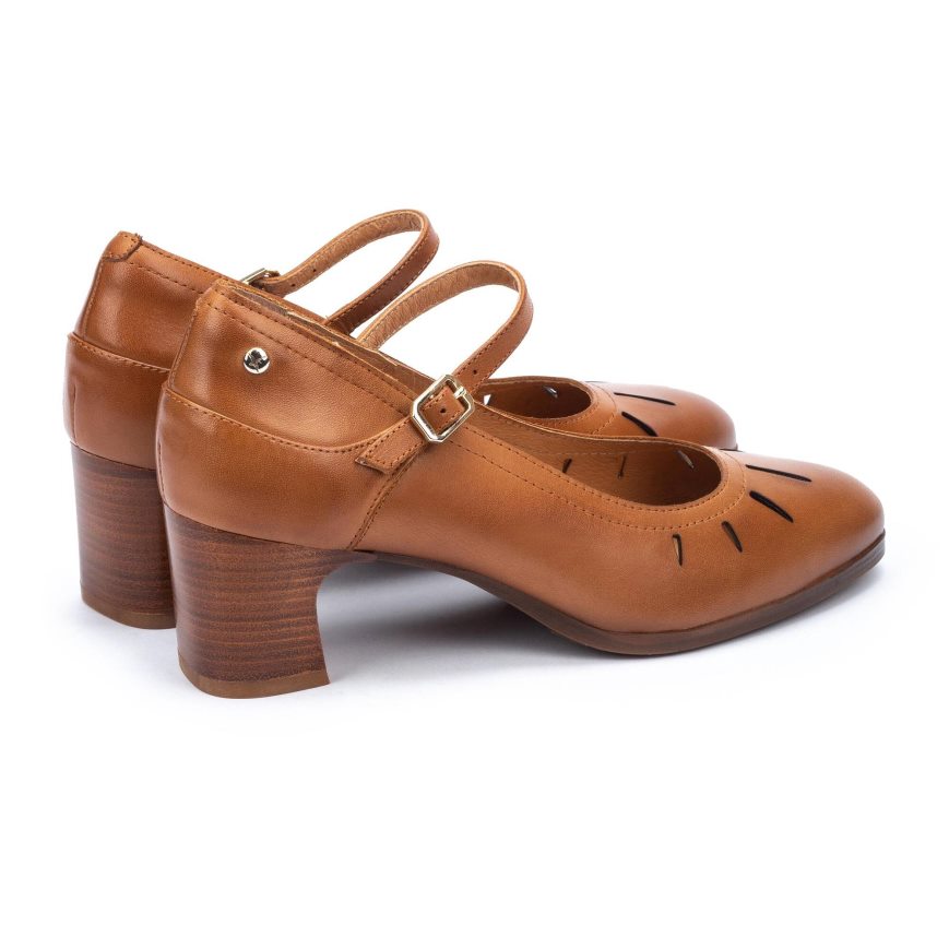 Brown Pikolinos LUGO Women's Pumps | HUZC20T71