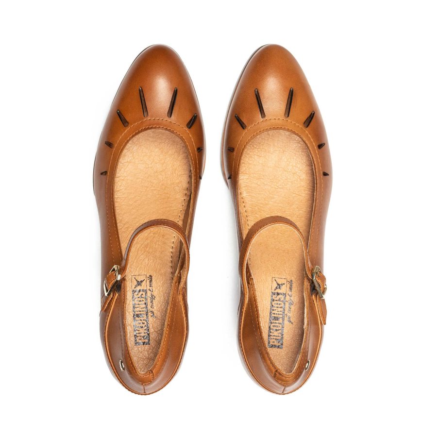 Brown Pikolinos LUGO Women's Pumps | HUZC20T71