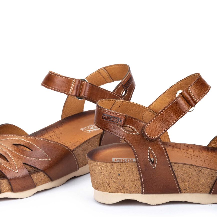 Brown Pikolinos MAHON W9E-0682 Women's Sandals | GOFU74629