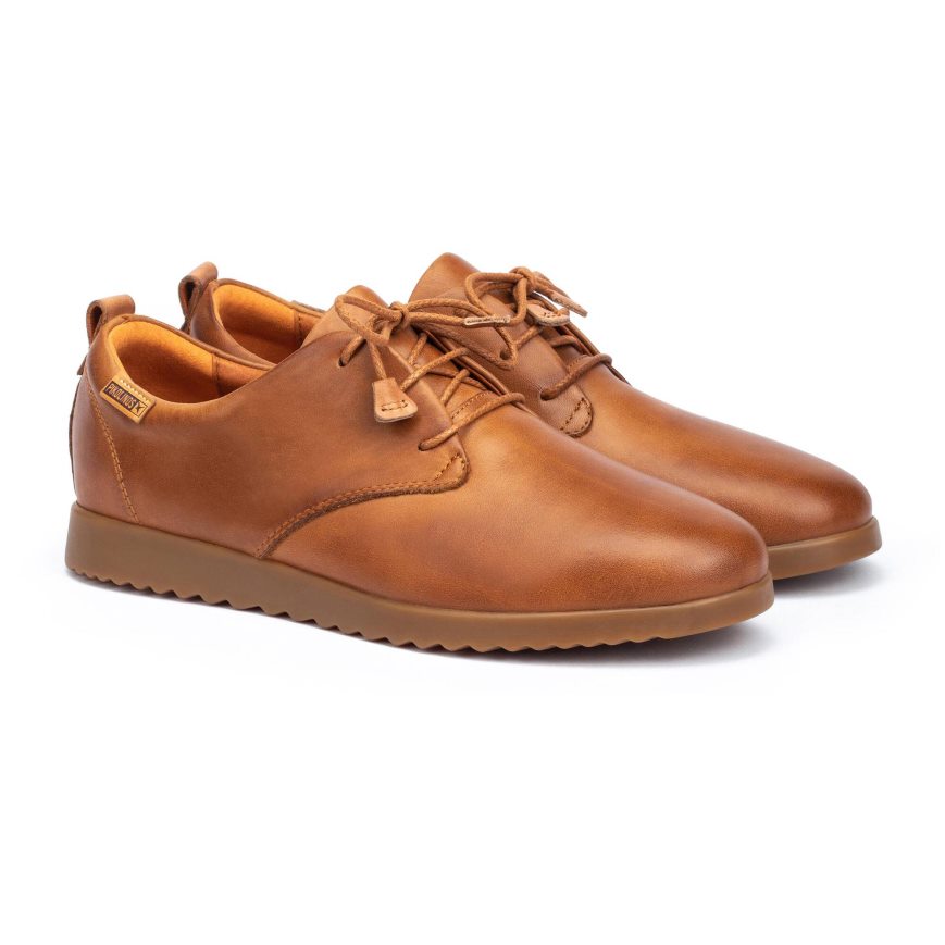 Brown Pikolinos MALLORCA Women's Derby Shoes | FTAQ93608