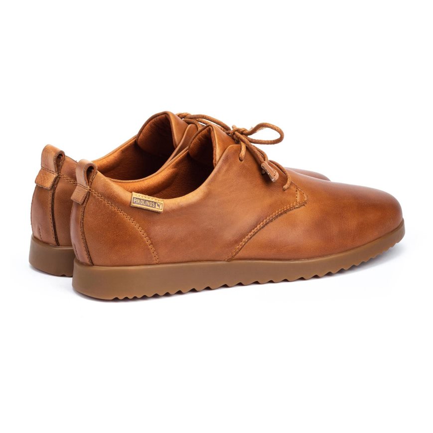 Brown Pikolinos MALLORCA Women's Derby Shoes | FTAQ93608