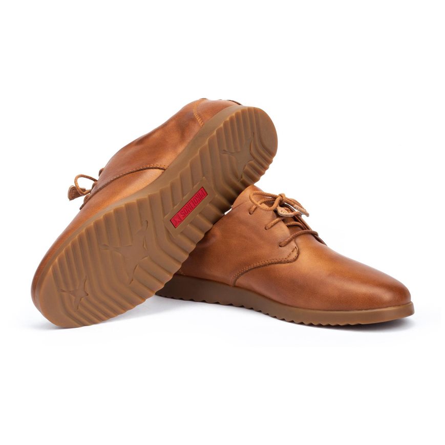 Brown Pikolinos MALLORCA Women's Derby Shoes | FTAQ93608